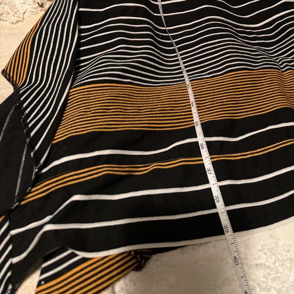 Zara asymmetric striped dress - Picture 8 of 10